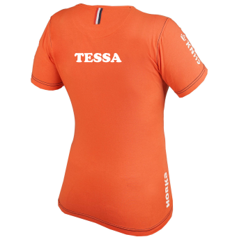 990750 KNHS DAMES/JUNIOR TSHIRT Oranje | Met naam